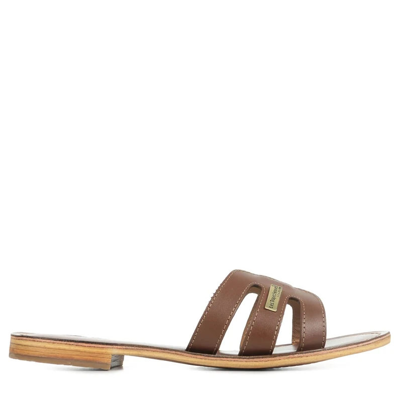 Les Tropéziennes par M. Belarbi Women's Damia Flat Sandal, TAN, 6 UK