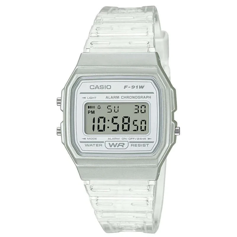 Casio Casual Watch F-91WS-7EF, White