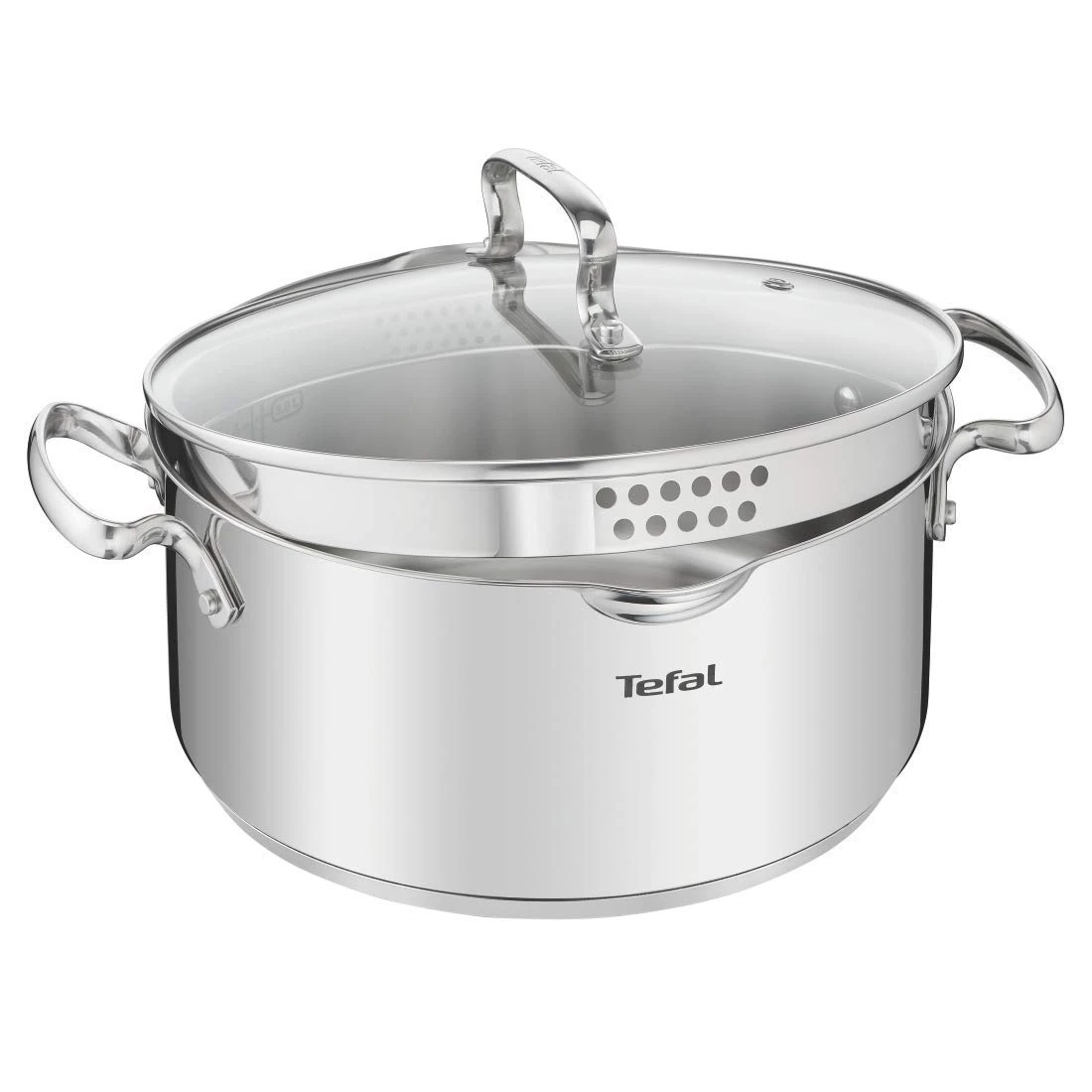 TEFAL Duetto+ G7194655 CACEROLA Maple Stainless Steel