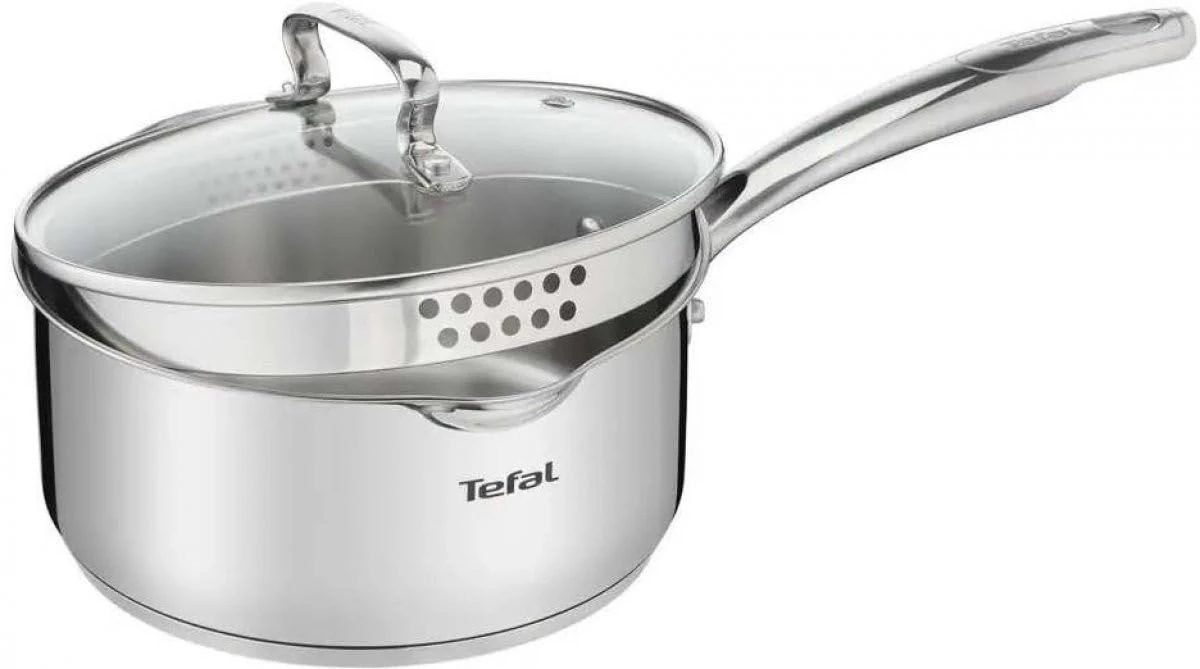 Tefal Duetto+ G7192255 Roasting Saucepan Round Stainless Steel