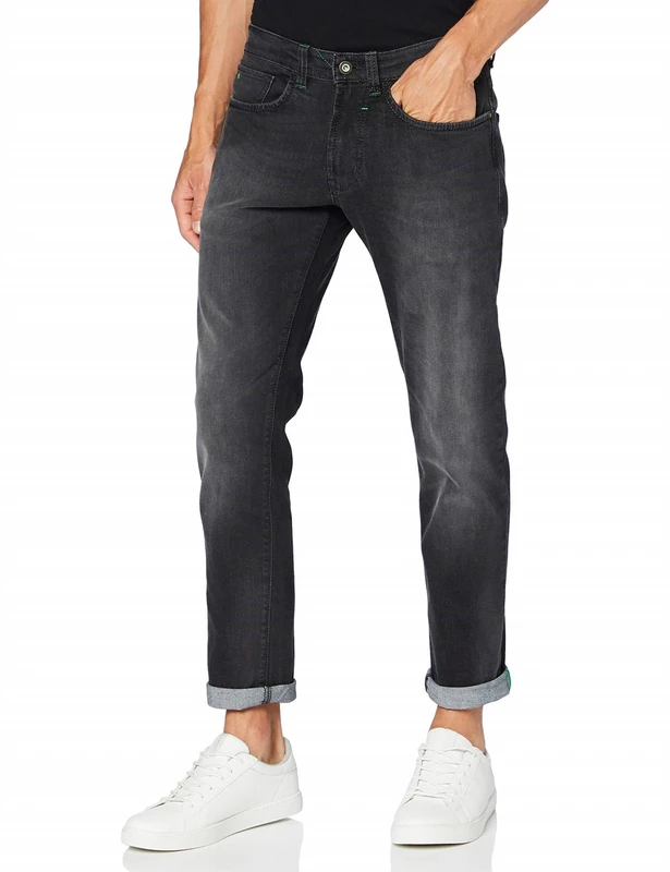 hattric Men's 688125931808 Jeans, Black, 38/30 - Image 1