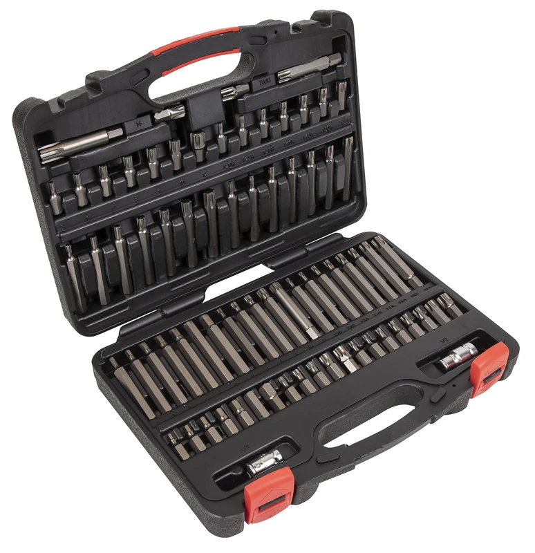 Sealey AK21974P 74pc 3/8" & 1/2"Sq Drive TRX-Star*/Security TRX-Star*/Hex/Ribe/Spline Bit Set