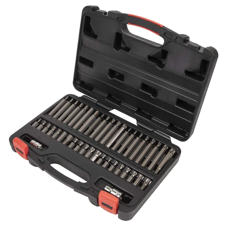 Sealey AK21942P 42pc 3/8" & 1/2"Sq Drive TRX-Star*/Hex/Spline Socket Bit Set