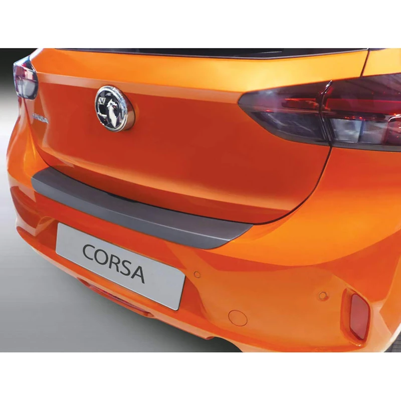 RGM ABS Rear bumper protector compatible with Opel Corsa F 5 doors 2019- Black