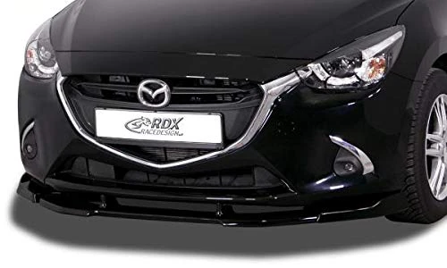 RDX Racedesign Front spoiler Vario-X compatible with Mazda 2 (DJ) 2014-2020 (PU)