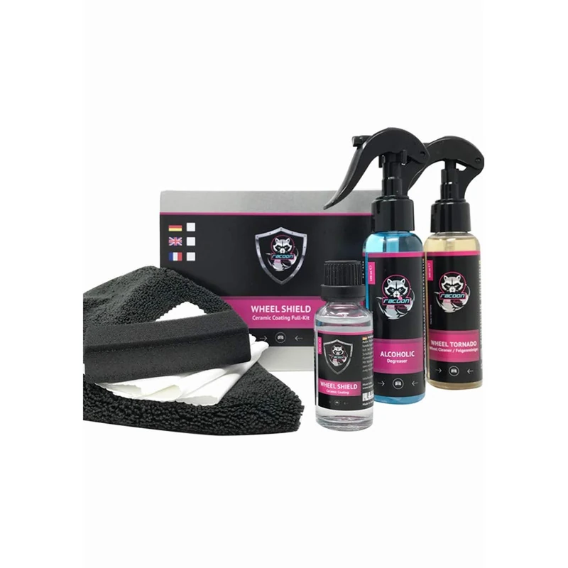 Racoon WHEEL SHIELD Ceramic Rim Coating - Full Kit