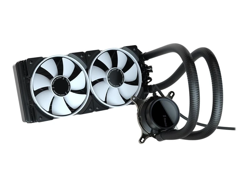 Fractal Design Celsius+ S24 Prisma PWM ARGB 240mm Silent Performance Slim Radiator AIO CPU Liquid/Water Cooler - Image 1