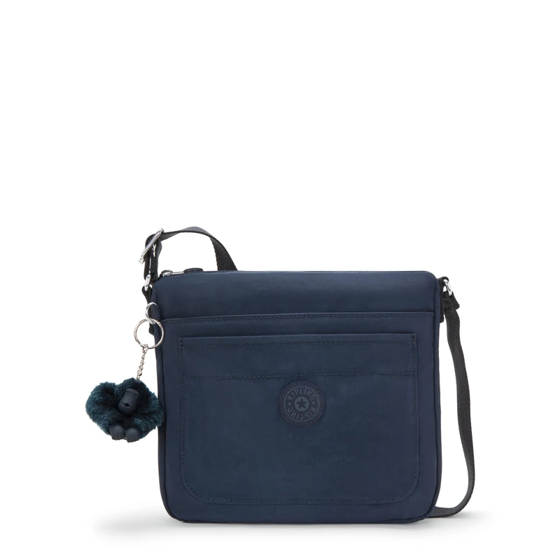 Kipling Women's Sebastian Crossbody Bag, Blue Bleu, 9" L x 8.5" H x 1.75" D