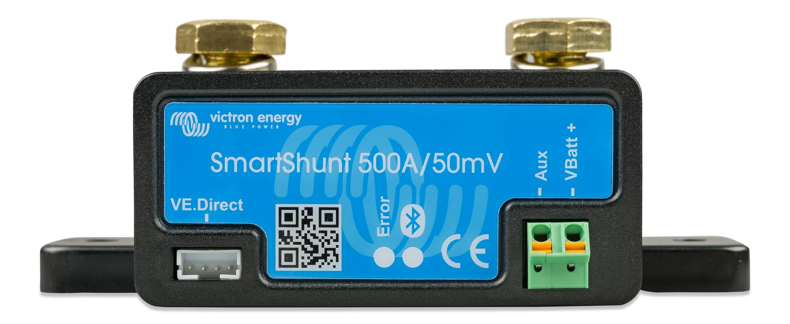 Victron Energy Smart Battery Shunt - Battery Monitor (Bluetooth) - Victron Smart Shunt with detailed in-app Insights - 6.5V-70V, 500 amp