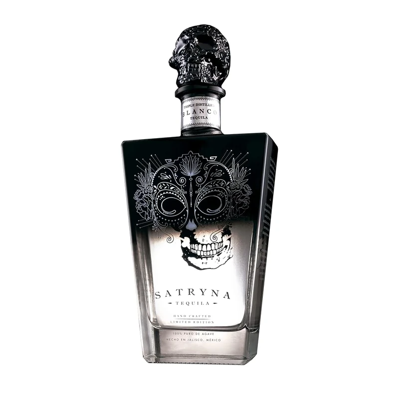 Satryna Tequila Blanco | Blanco Tequila | 38% ABV | 70cl | 100% Vegan Tequila | Luxury Artisinal Award Winning Tequila | Crisp & Clean | Smooth Sweet Agave