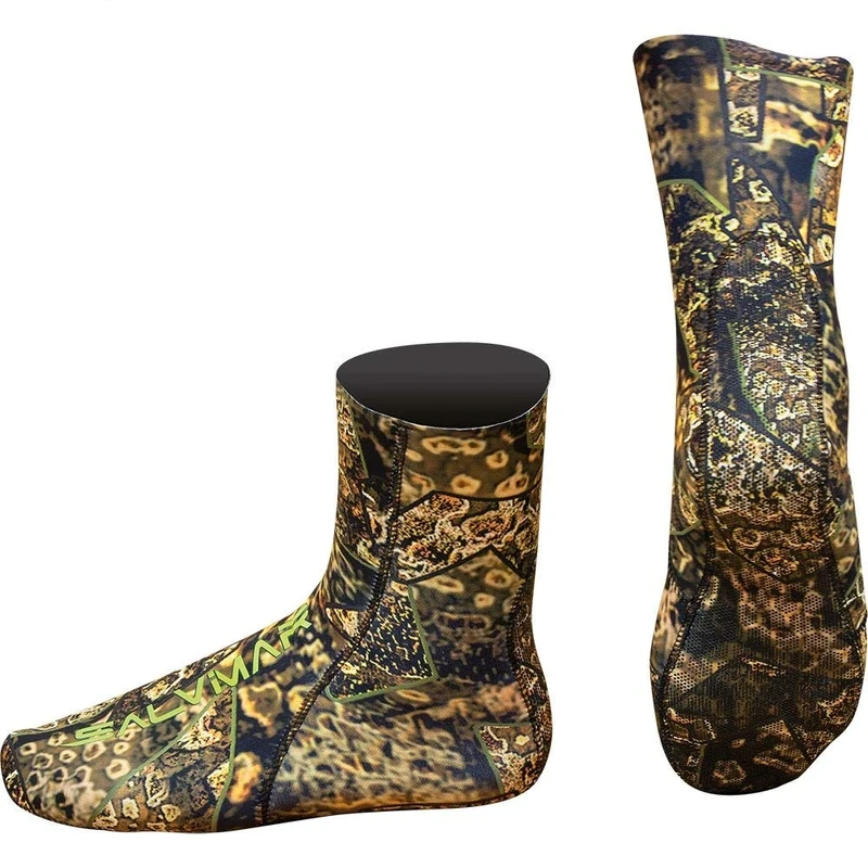 SALVIMAR Krypsis Unisex Adult Underwater Fishing Socks, unisex_adult, 200565E, camu, XX-Large