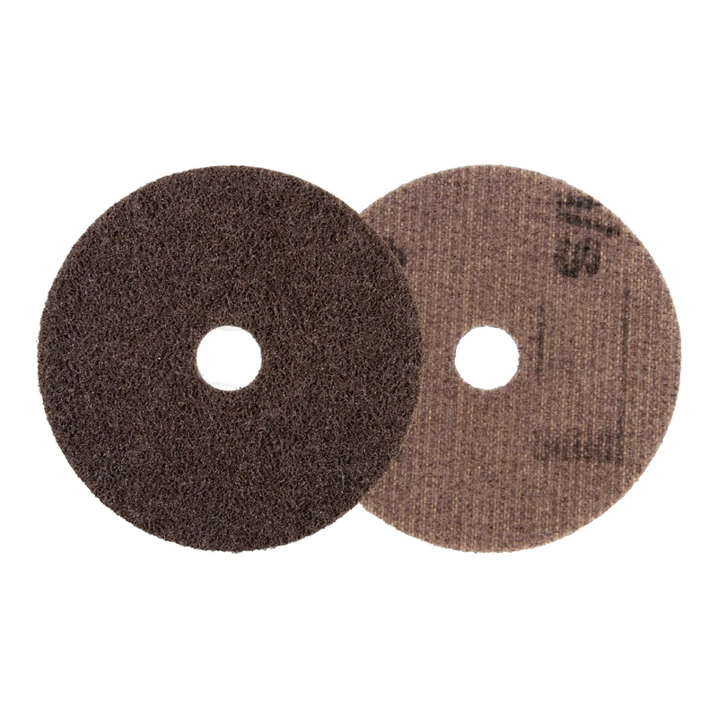 Klingspor 353414 SV 484 Non-Woven Discs for Paint, Varnish, Spatula, Wood, Plastic, Metal, Universal, Stainless Steel, Coarse Fineness Grade, 125 mm x 22 mm, Pack of 10 - Image 1