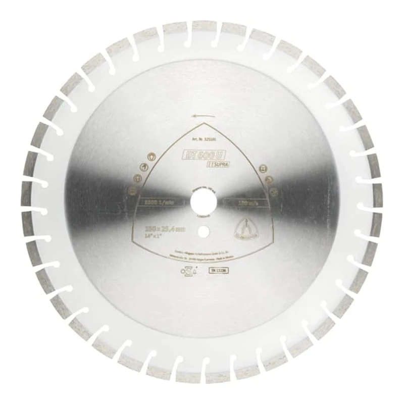 Klingspor 347484 DT 600 U Supra Diamond Large Cutting Discs, 400 mm x 3.6 mm x 20 mm