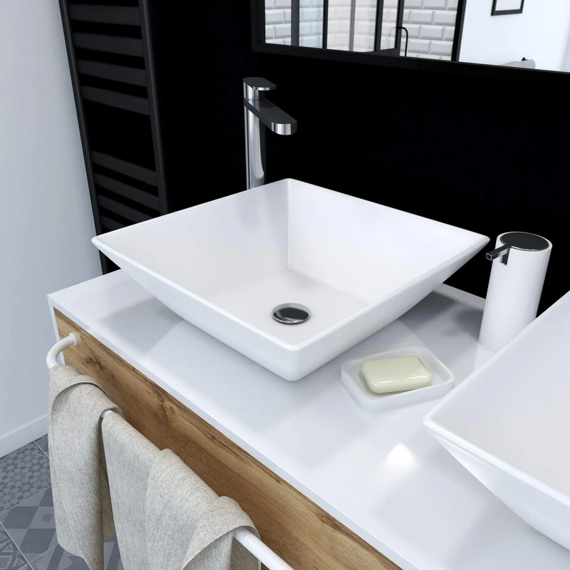 Aurlane VAS037 Washbasin, White