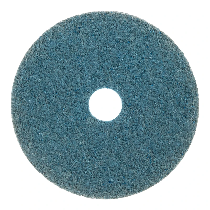 Klingspor 10 x NDS 800 Universal Nonwoven Disc for Metal Stainless Steel Very Fine Grade 180 Blue 125 x 22 mm
