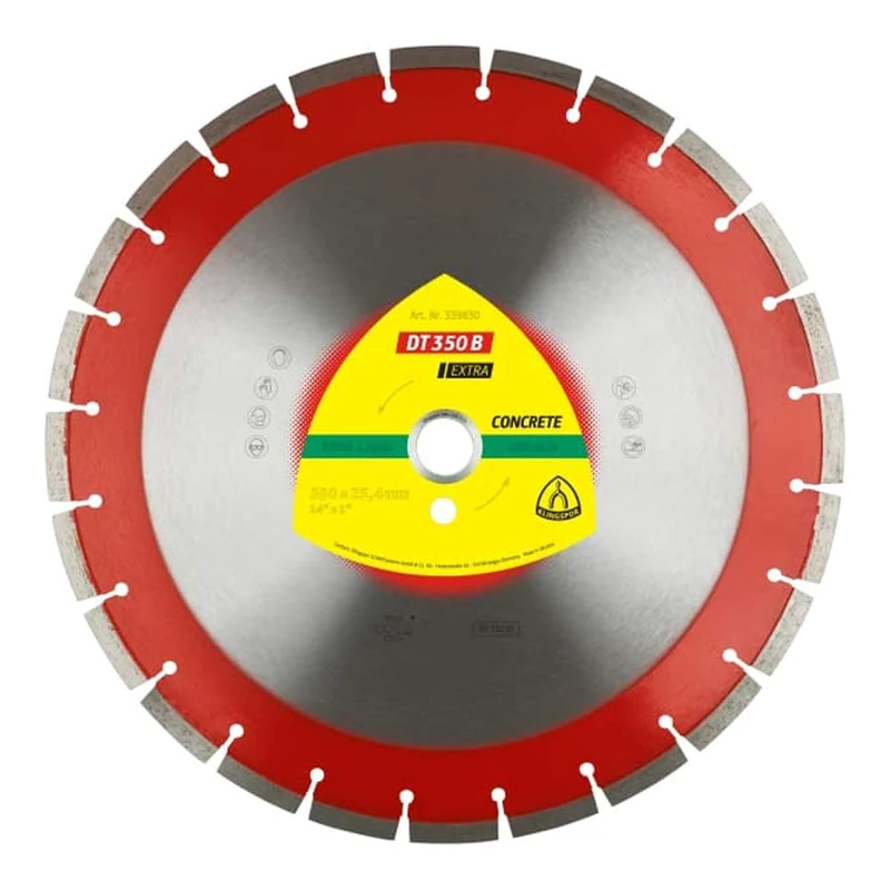 Klingspor 339830 DT 350 B Extra Diamond Large Cutting Discs 350 mm x 3 mm x 25.4 mm