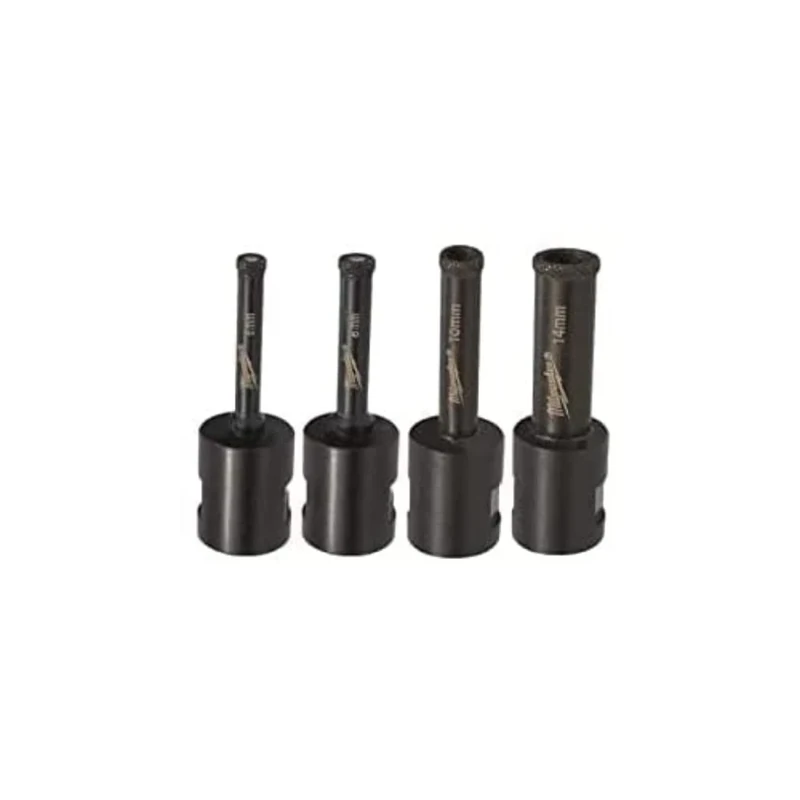 Set of 4 Milwoukee diamond drill bits M14 4932471863