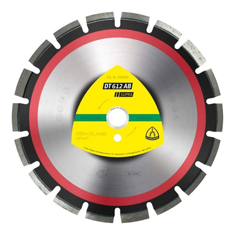 Klingspor 349225 DT 612 AB Supra Diamond Large Cutting Discs 400 mm x 3.6 mm x 20 mm