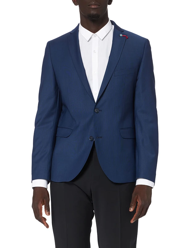 Club of Gents Men's CG Caden SV Business Suit Jacket, Blau, Normal