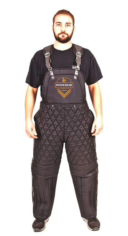 DINGO GEAR Corduroy Trousers for the Dog Training Decoy Light Guard Size XL S01005, Black