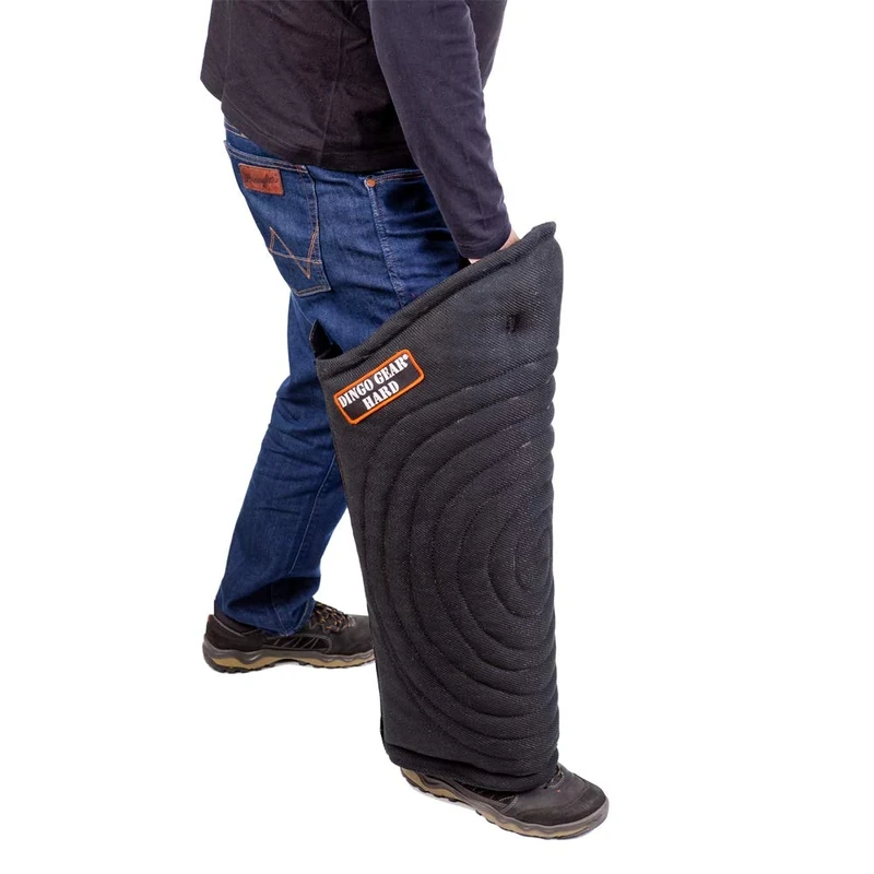 DINGO GEAR Nylcot Leg Sleeve Universal Long Protector for the Dog Training Very Hard Bite Guard Black S01992