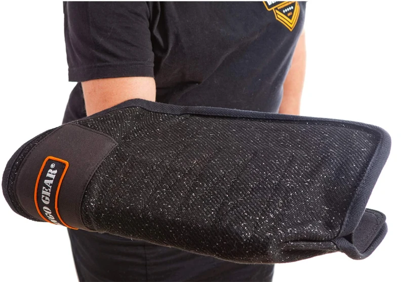 DINGO GEAR Bell Dog Training Bite Sleeve Universal for Decoy's Right and Left Hand Medium Hardness S00538, Black