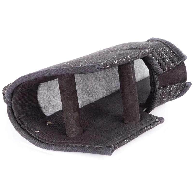 DINGO GEAR Fred Short Bite Sleeve for the Dog Training, Right and Left Decoy Hand Medium Hardness Nylcot Guard S00548, Black