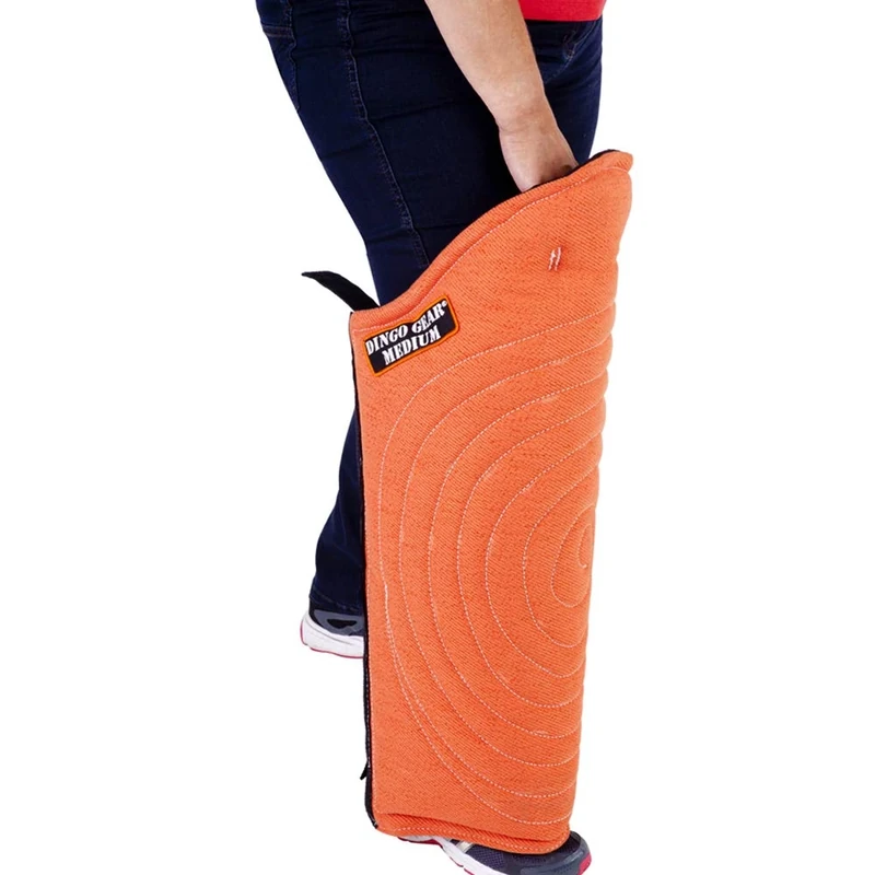 DINGO GEAR Nylcot Leg Sleeve Universal Long Protector for the Dog Training Medium Hardness Bite Guard Orange S01991