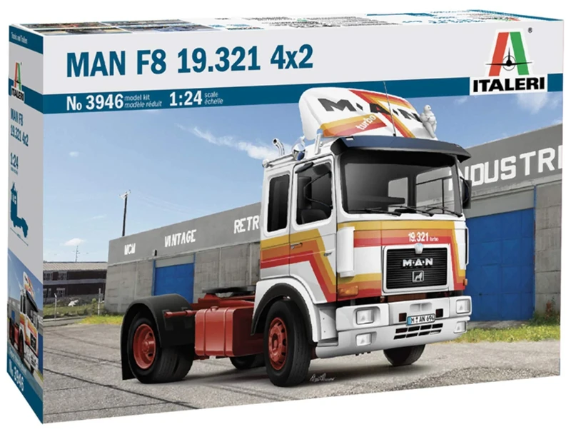 Italeri 1:24 - MANN F 818.321.2 AXLE TRACTOR