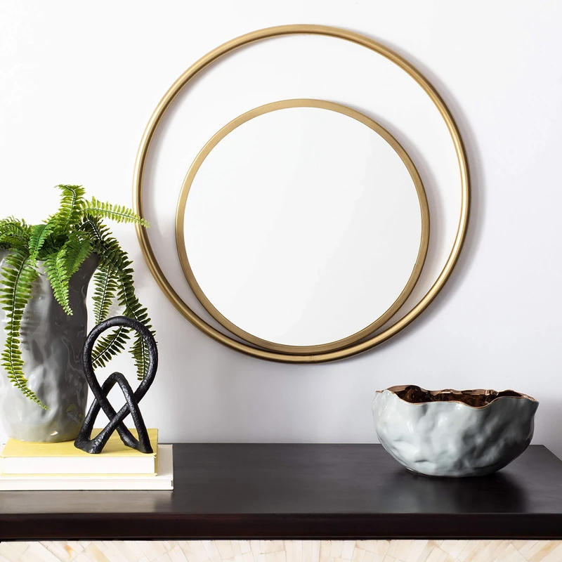 Safavieh Wall Mirror, EMR3004A in Brass