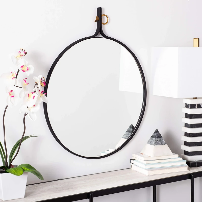 Safavieh Wall Mirror, EMR3006A in Brass