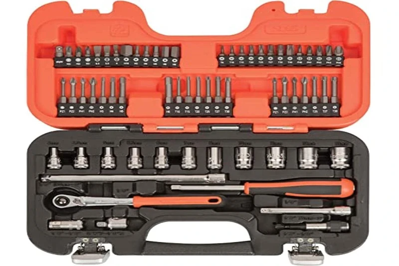 SL65 Slim Socket Set of 65 Metric 1/4in Drive