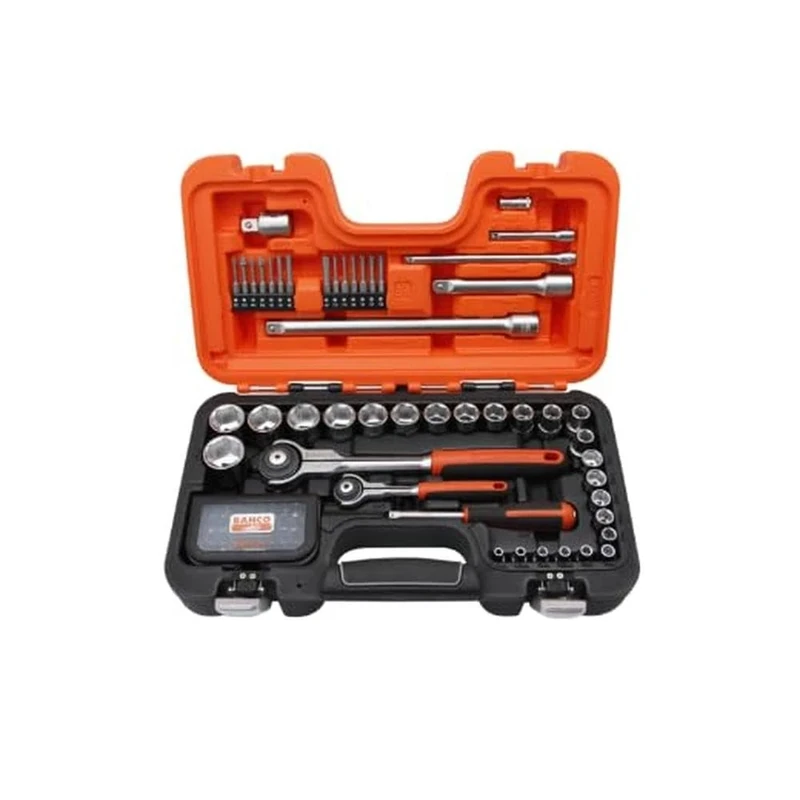 Bahco SW79 Swivel Socket Set of 79 Metric 1/4in & 1/2in Drive