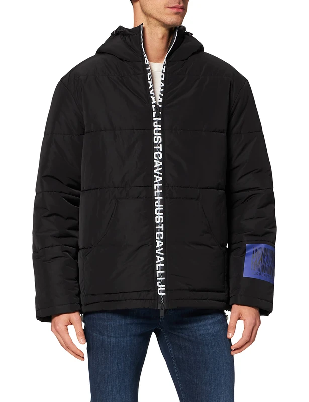YJIU Men's Giacca con cappuccio Quilted Jacket, Kaki, 160x200CM - Image 1