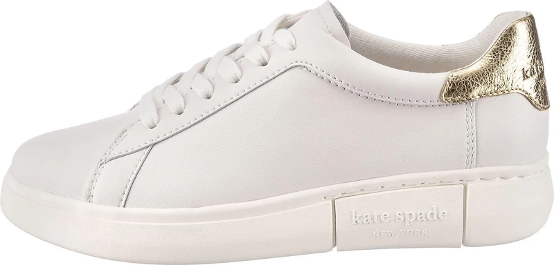 Kate Spade New York Women's Lift LACE UP Sneaker, White, 5 UK
