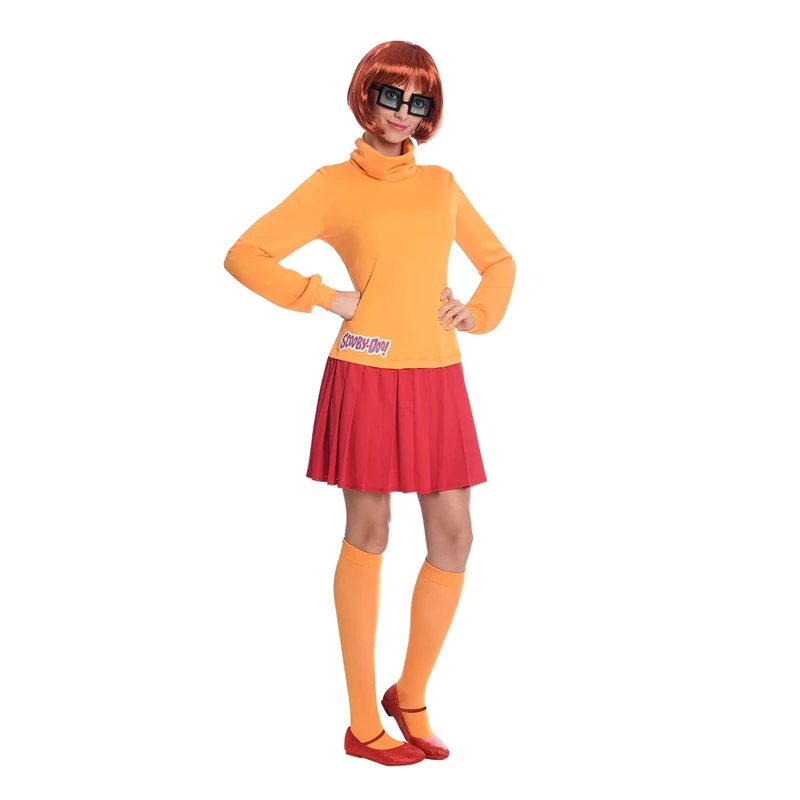 (PKT) (9906634) Adult Ladies Velma Costume (UK 10-12)