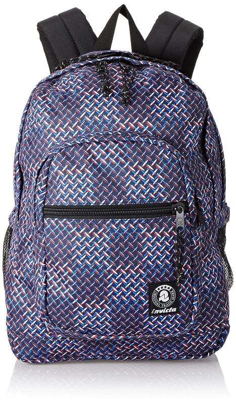Invicta Backpack, JELEK Eco-friendly Knapsack, Book Bag, for Teen, Girls&Boys, For School, Sport, Free Time, with Side Pockets & Laptop Sleeve, Italian Design, violet