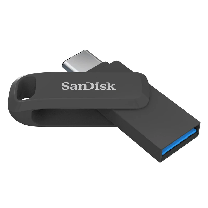 SanDisk Ultra Dual Drive Go USB Type-C Flash Drive 512GB (Memory stick with Reversible Type-C and Type-A connectors for Android Smartphone, Tablets and Mac, up to 400 MB/s) Black