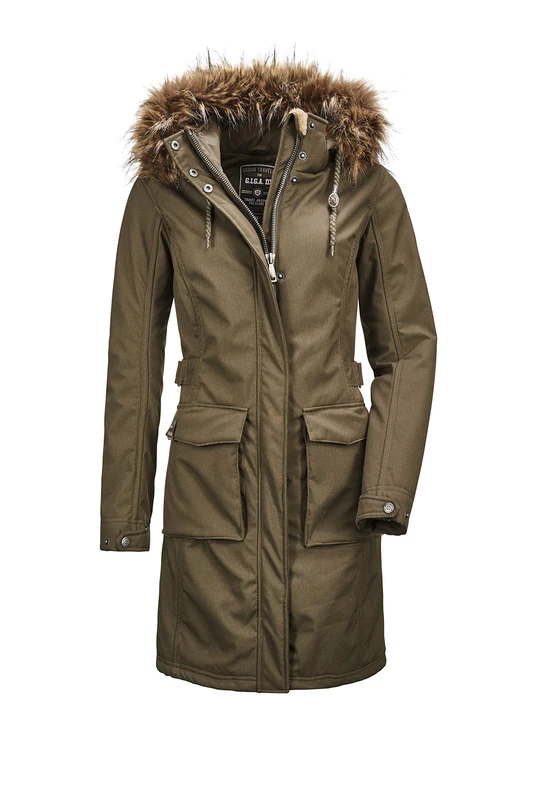G.I.G.A. DX Women's Burzowy Wmn Softshell Ct A Casual Softshell Coat with Zip-Off Hood