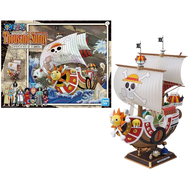 Bandai Hobby | Grand Ship Collection One Piece -Thousand Sunny (Land of Wano Ver.) Model Kit | Easy Snap-Fit Assembly, No Glue or Paint Required