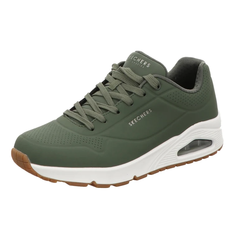 Skechers Men's Uno Stand On Air Trainers - Dark Green 6.5 UK