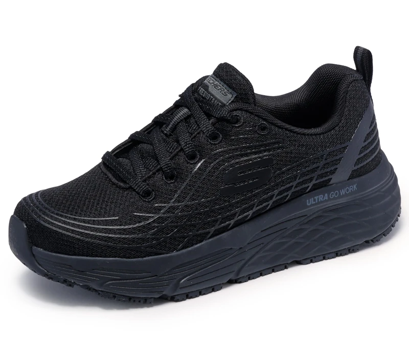 Skechers - Womens Elite Sr Shoe, Size: 5 W US, Color: Black - Image 1