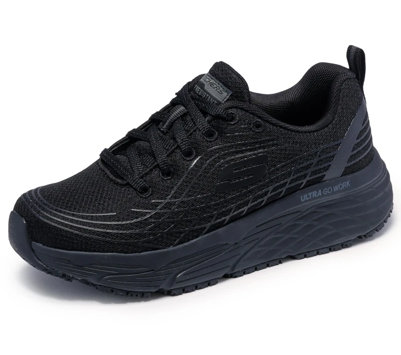 Skechers - Womens Elite Sr Shoe, 3.5 W UK, Black