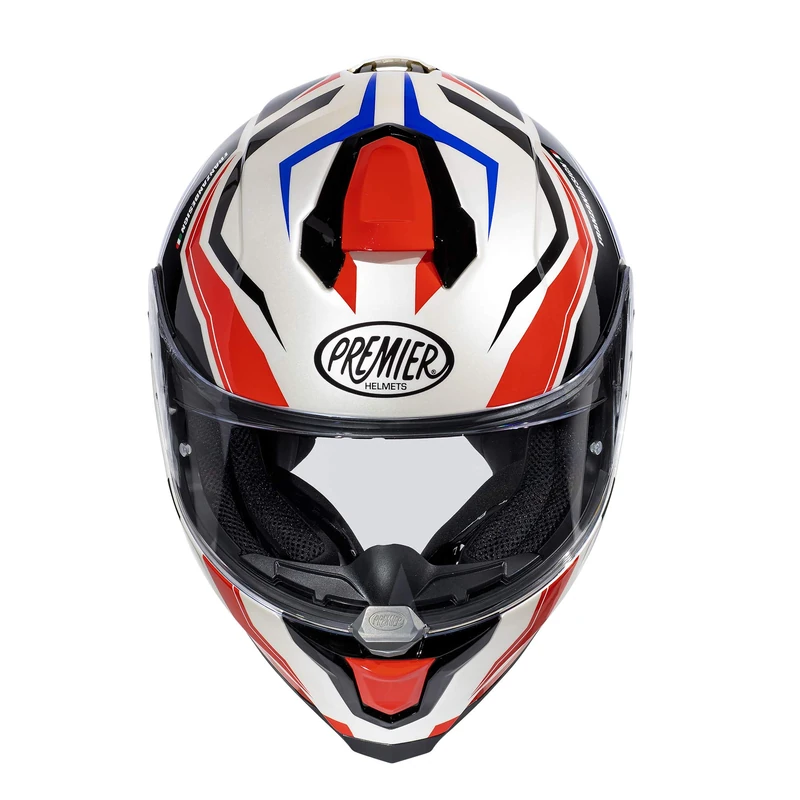 Premier HELMET HYPER RW 13,WHITE/RED/BLACK/BLUE,M