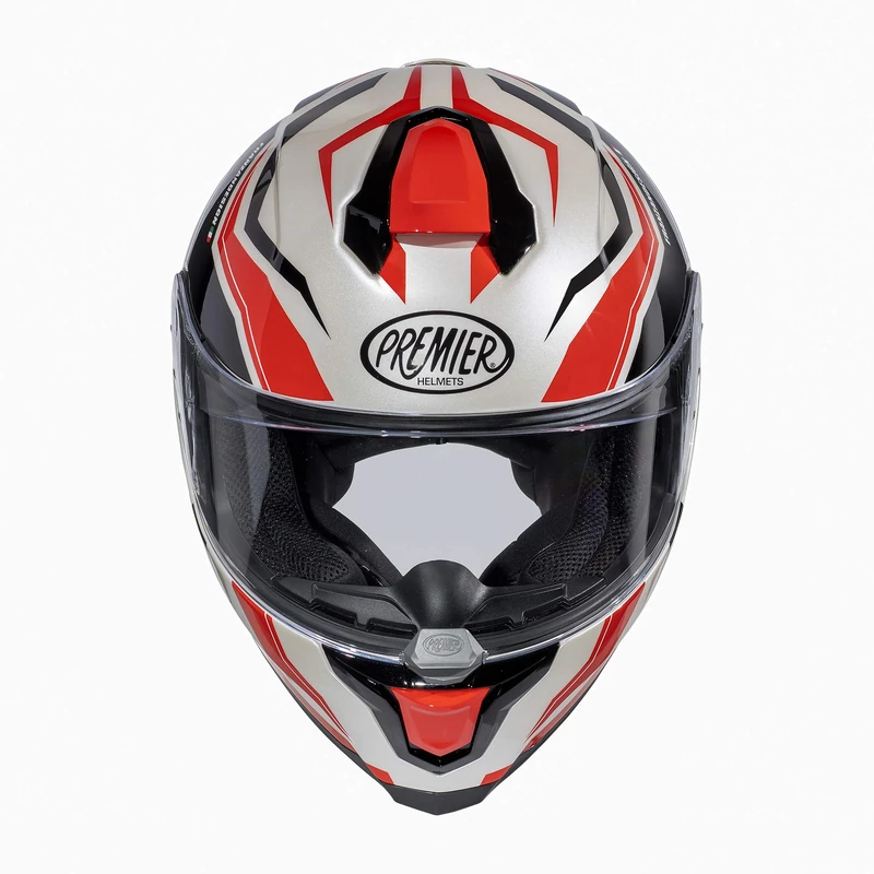 Premier HELMET HYPER RW 2,WHITE PEARL/RED/BLACK,XXL