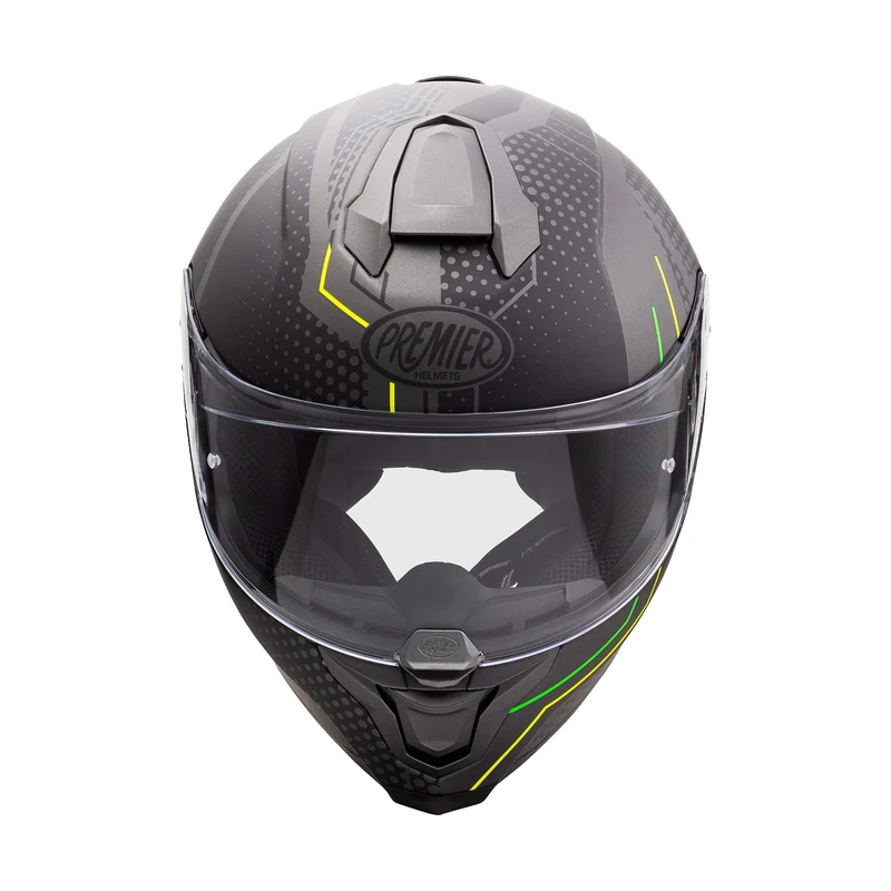 Premier HELMET HYPER BP 6 BM,BLACK/YELLOW/GREEN,XL