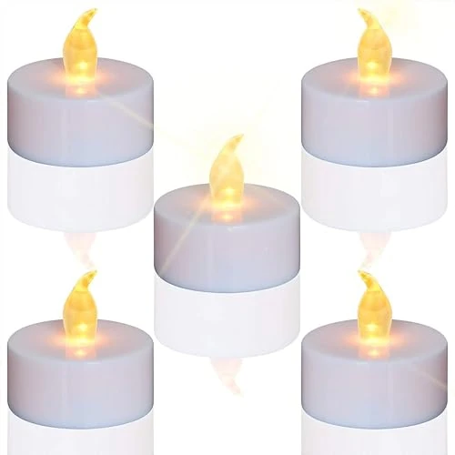Tea Lights,LED Candles Flickering Flameless Candles,Realistic Battery Operated Fake Candle