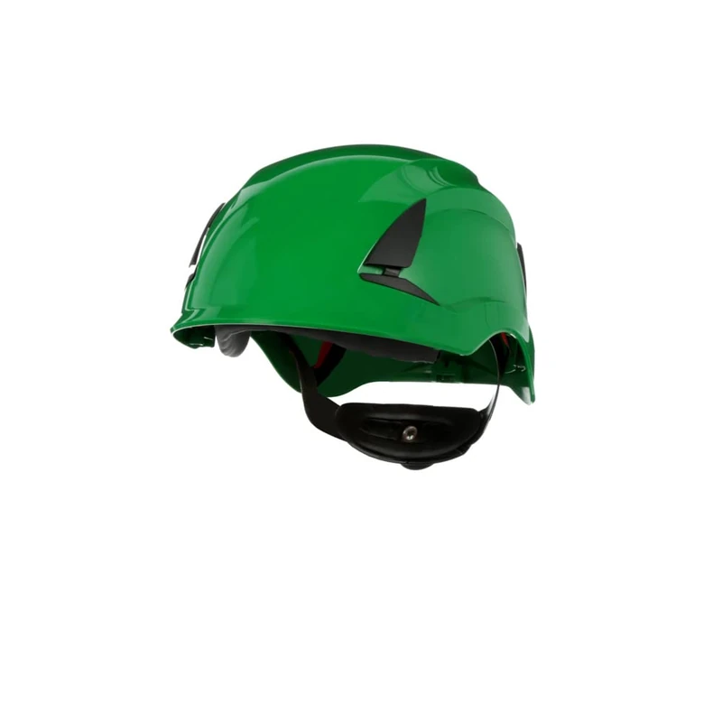 3M SecureFit X5500 Safety Helmet, Non-vented, CE, Green, X5504NVE-CE