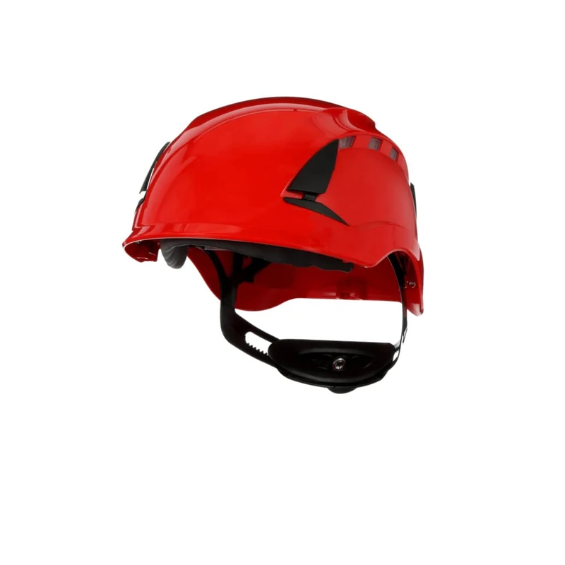 3M SecureFit X5500 Safety Helmet, Vented, CE, Red, X5505V-CE