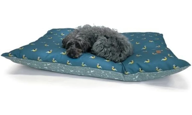 Danish Design FatFace Flying Birds Blue/Teal Super Soft Deluxe Pet Dog/Puppy Sustainable Deep Duvet Large